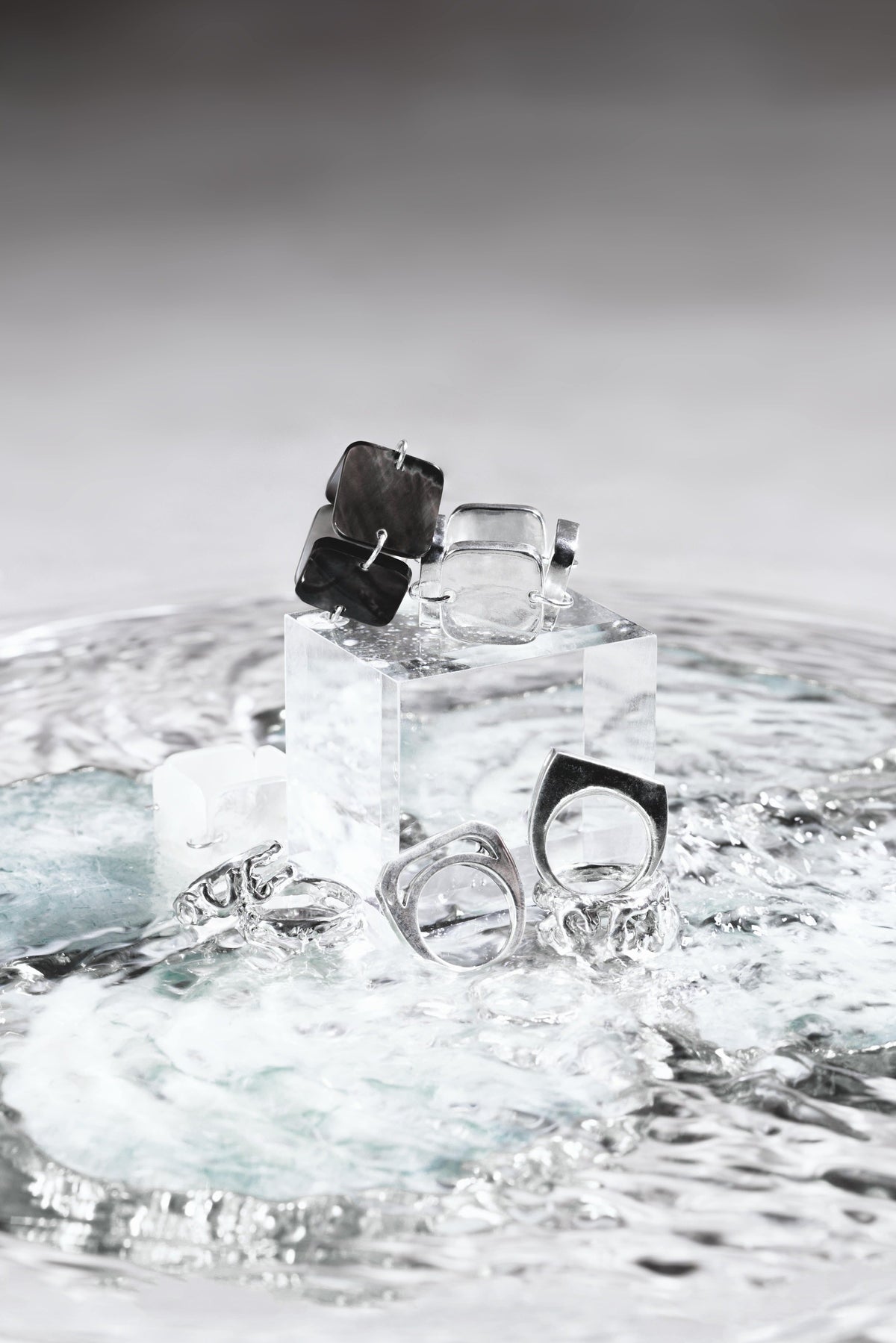 Sterling Silver “Layers of Light” Ring Collection